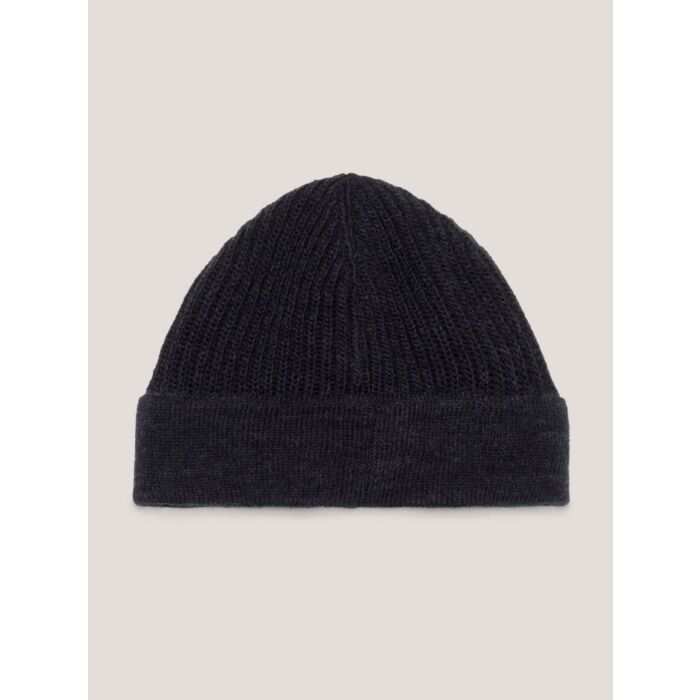 Mütze Tommy Hilfiger Rib-Knit Indigo Blue
