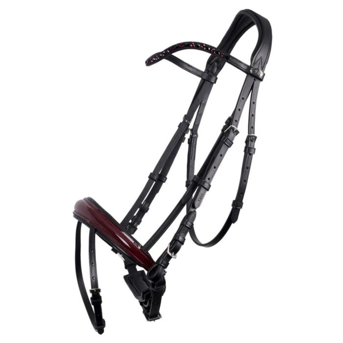 Trensenzäume QHP Chianti Schwarz/Bordeaux Full Trensenzäume QHP Chianti Schwarz/Bordeaux Full