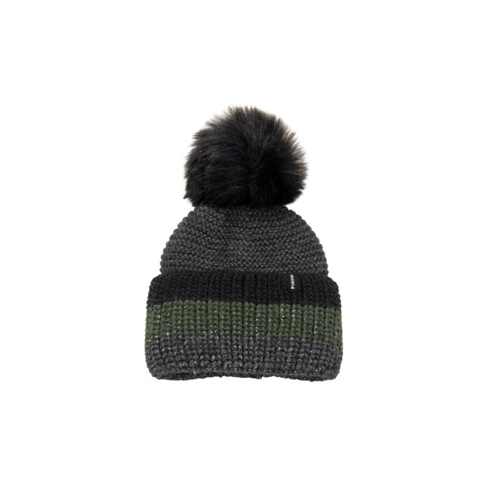 Mütze Pikeur Anthra/Ivy green/Schwarz
