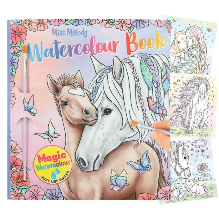 Watercolour boek Miss Melody Watercolour boek Miss Melody