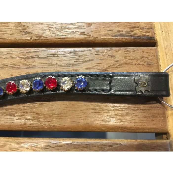 Döbert Stirnband Gebogen Schwarz-Rot/Weiß/Blau Full Döbert Stirnband Gebogen Schwarz-Rot/Weiß/Blau Full