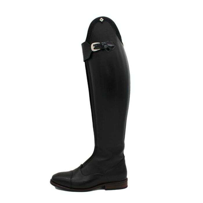 Reitstiefel DeNiro S5601 Polo Schwarz mit Stardust und Lackdetails 38 MA M Reitstiefel DeNiro S5601 Polo Schwarz mit Stardust und Lackdetails 38 MA M