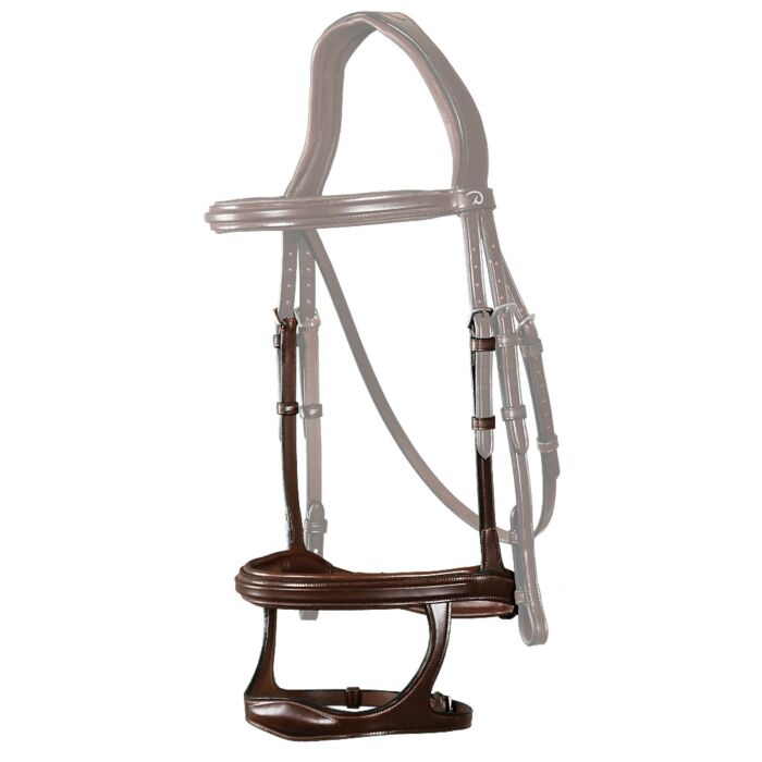 Dy'on Nasenriemen Dc. Double Noseband Schwarz Full