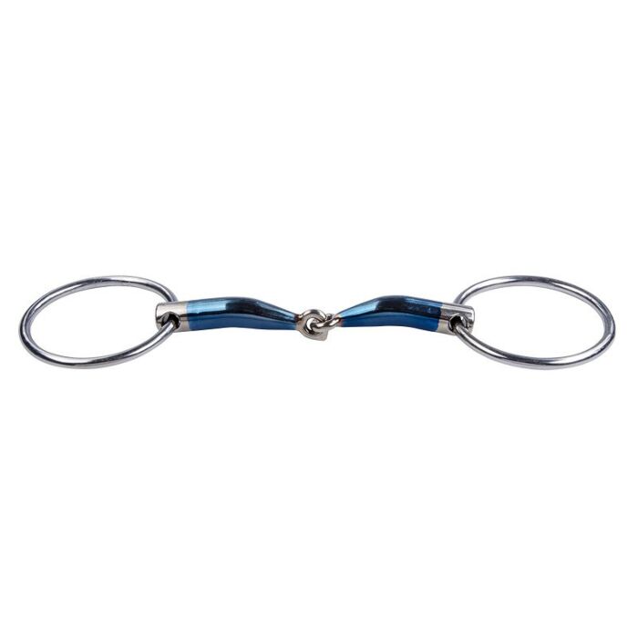 Wassertrense Trust Equestrian Sweet Iron Doppelt Gebrochen Blau 12.5 cm Wassertrense Trust Equestrian Sweet Iron Doppelt Gebrochen Blau 12.5 cm