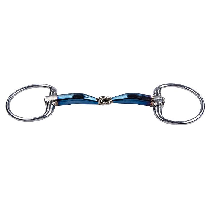 Wassertrense Trust Equestrian Sweet Iron Doppelt Gebrochen Blau 12.5 cm