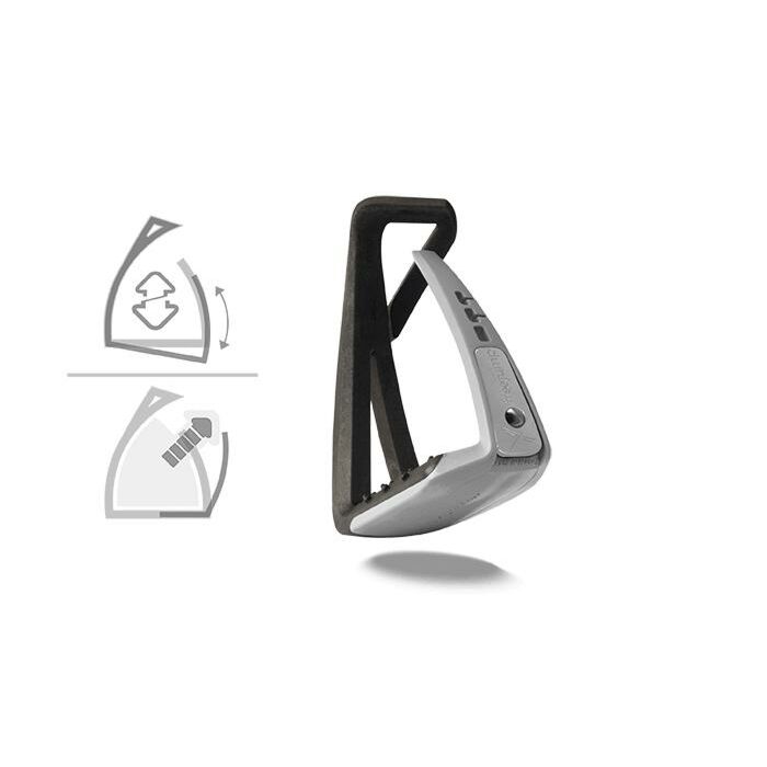 Stijgbeugel Freejump Soft up Lite Black/Iron Matt