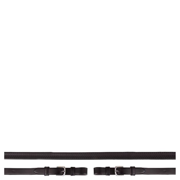 Zügel BR Eventa Pro Grip 16mm schwarz/grau Full