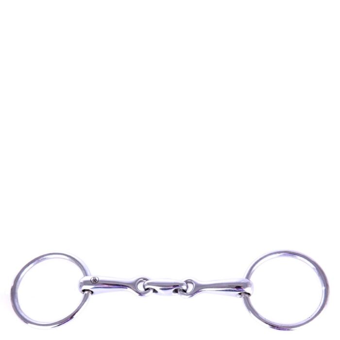 Wassertrense BR dubbel gebroken pony 14 mm 10,5 cm
