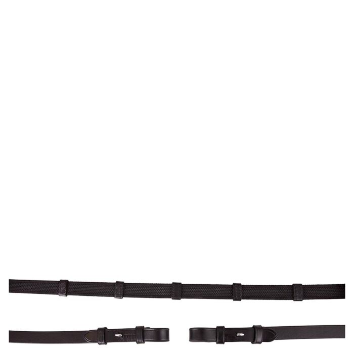 Zügel BR Antislip schwarz/grau Full