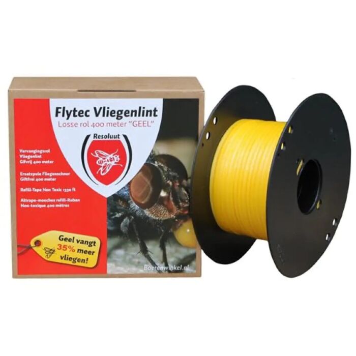Fliegenband Flytec Fliegenklebeband Gelb 400 m