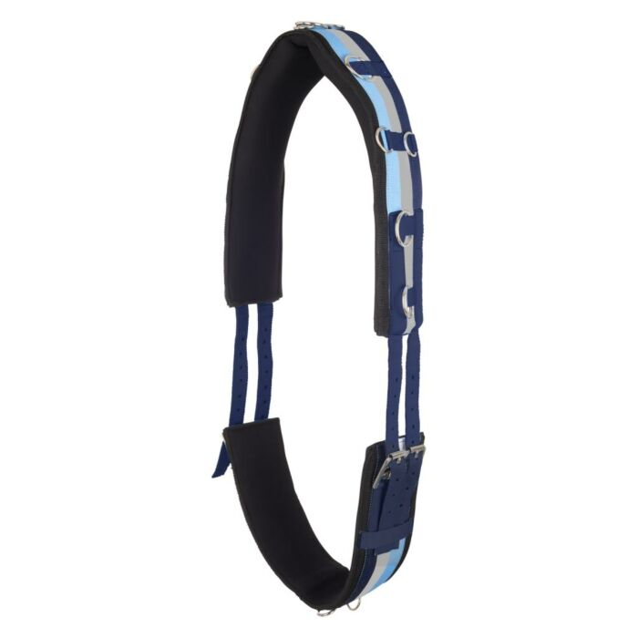 Imperial Riding Longiergurtel Blue-navy-silver C/S Cob