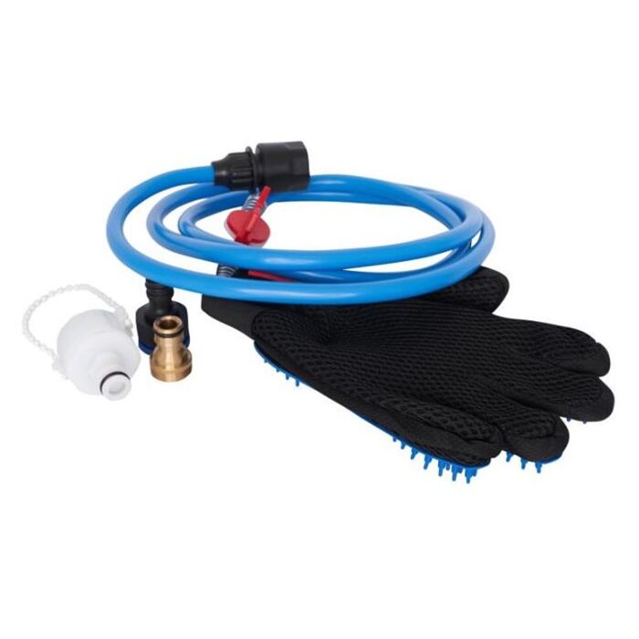 Massage-/Bürstenhandschuh Imperial Riding IRH-Star Care Blue