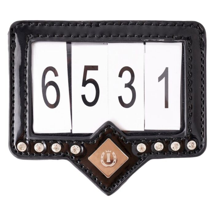 Turniernummer Imperial Riding Show and Glow Black-Rose gold Turniernummer Imperial Riding Show and Glow Black-Rose gold