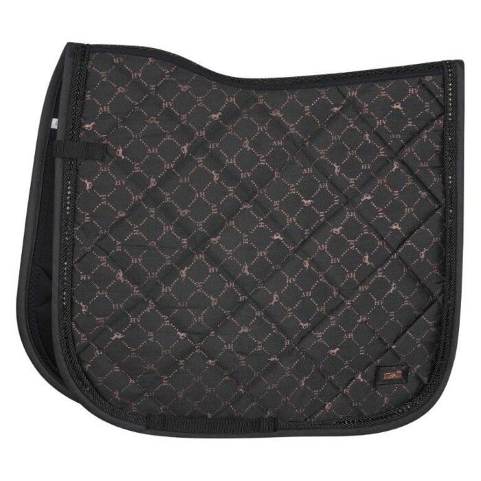 Kappe dressur HV Polo Welmoed shine Black-Rosegold Full Kappe dressur HV Polo Welmoed shine Black-Rosegold Full