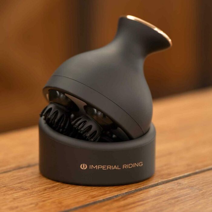 Pflege- & Entspannungsbürste Imperial Riding Volta Schwarz