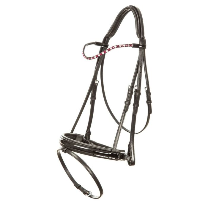 Trensenzäume Imperial Riding Di Layla Black lack-Rose Pony Trensenzäume Imperial Riding Di Layla Black lack-Rose Pony
