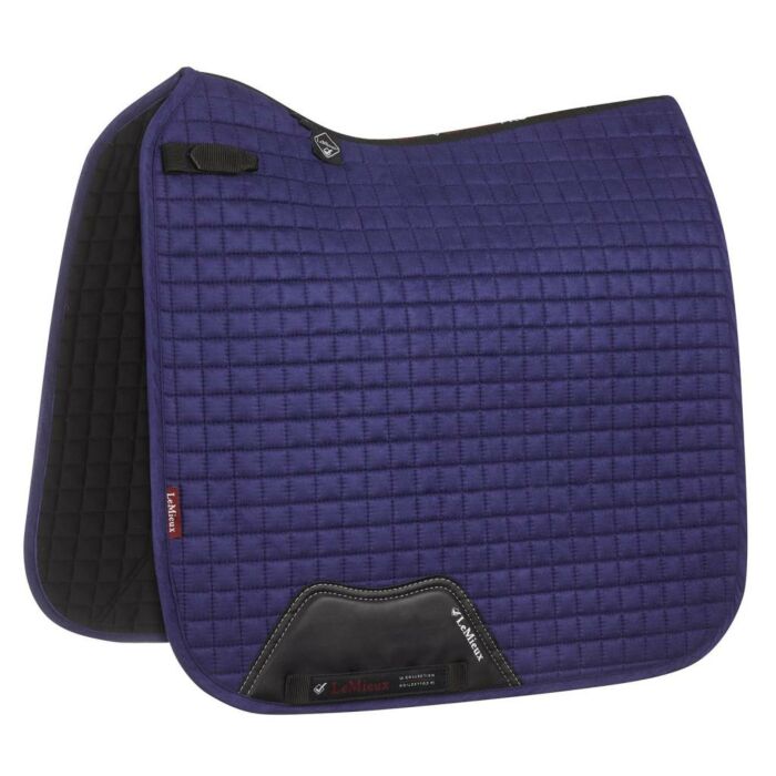 Schabracke LeMieux Luxury Dressage Square Ink Blue L Schabracke LeMieux Luxury Dressage Square Ink Blue L