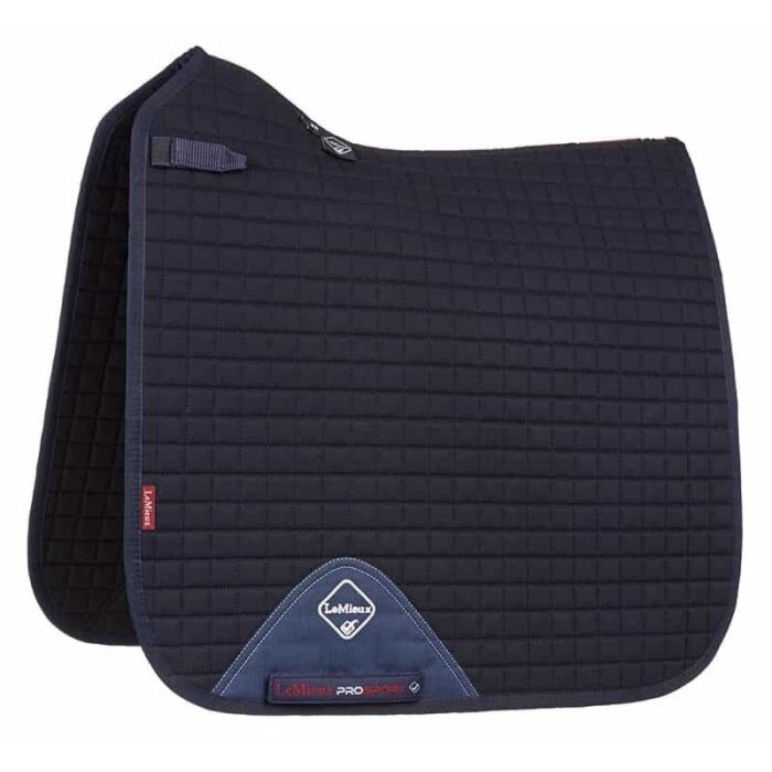 Schabracke LeMieux Prosport Plain DR square D-ring blau M Schabracke LeMieux Prosport Plain DR square D-ring blau M