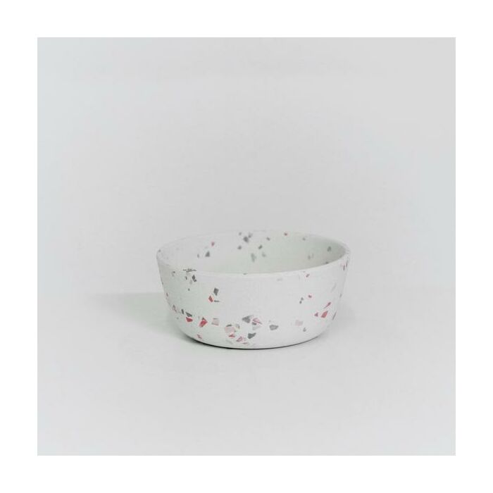 Hundeschale Kentucky Terrazzo weiß S