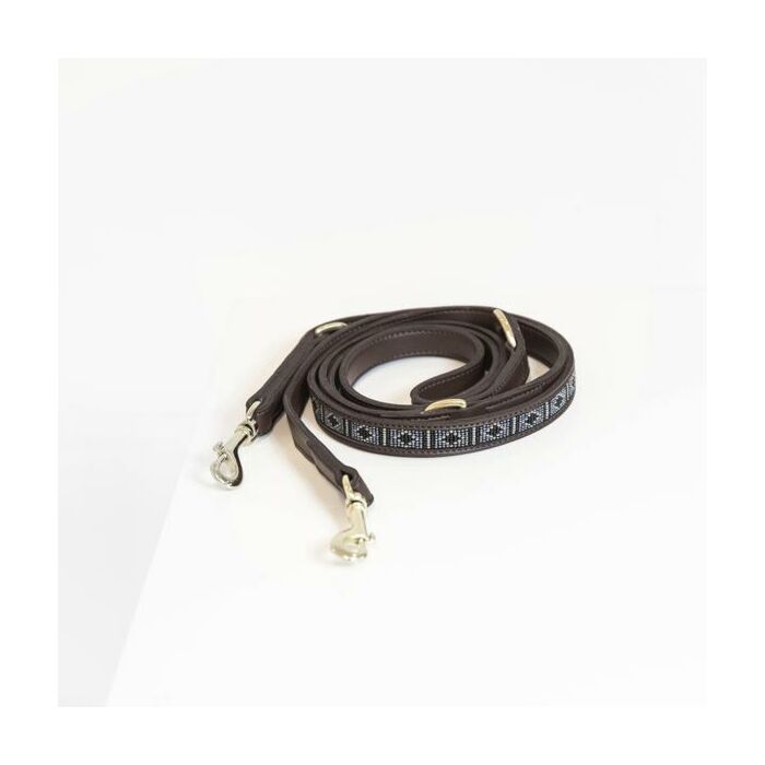Honderiem Kentucky Handmade Pearls schwarz/silber 250 cm