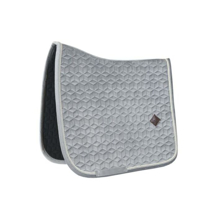 Schabracke Dressur Kentucky Basic Velvet grau Full Schabracke Dressur Kentucky Basic Velvet grau Full