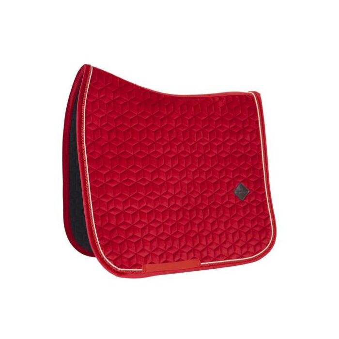Schabracke Dressur Kentucky Velvet rot Full