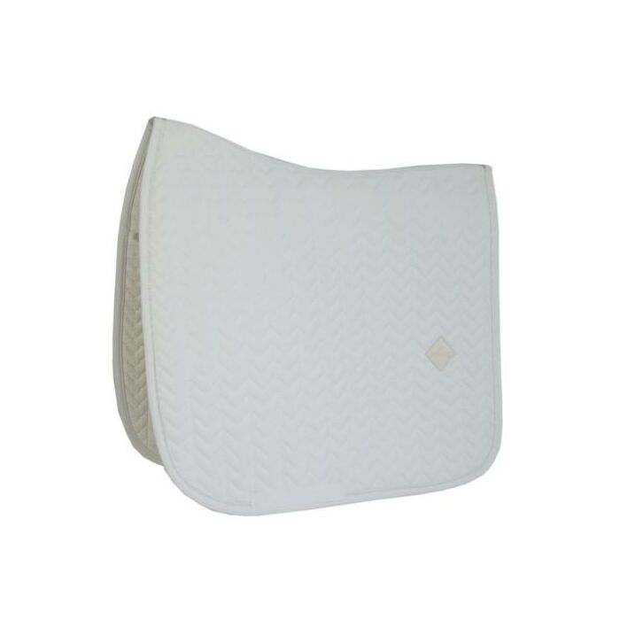 Schabracke Dressur Kentucky Fishbone weiß