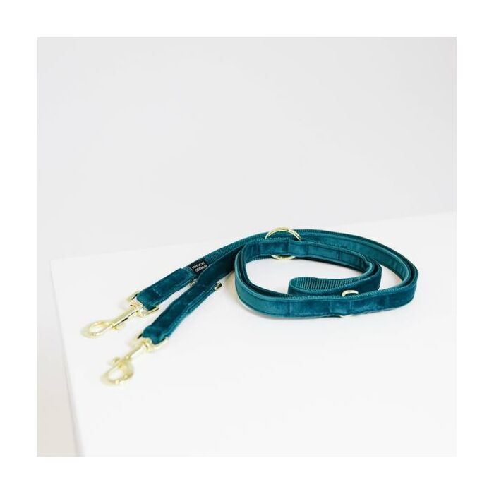 Hundeleine Kentucky Velvet blau/grün 2 Meter Hundeleine Kentucky Velvet blau/grün 2 Meter