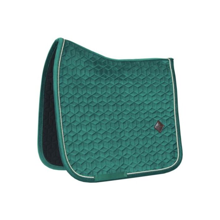 Schabracke Dressur Kentucky Velvet grün Full Schabracke Dressur Kentucky Velvet grün Full