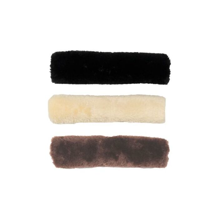 Nasenbänder Cover Kentucky Sheepskin braun 28 cm