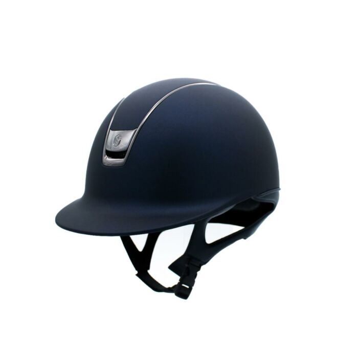 Reithelm Samshield Shadowmatt V2 Blau – Chrome Black – Größe M Reithelm Samshield Shadowmatt V2 Blau – Chrome Black – Größe M