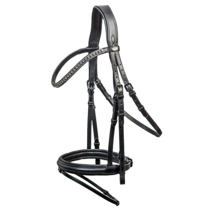 Schockemöhle Trensenzäume Da Vinci Xtreme Schwarz/Gun Metal Full