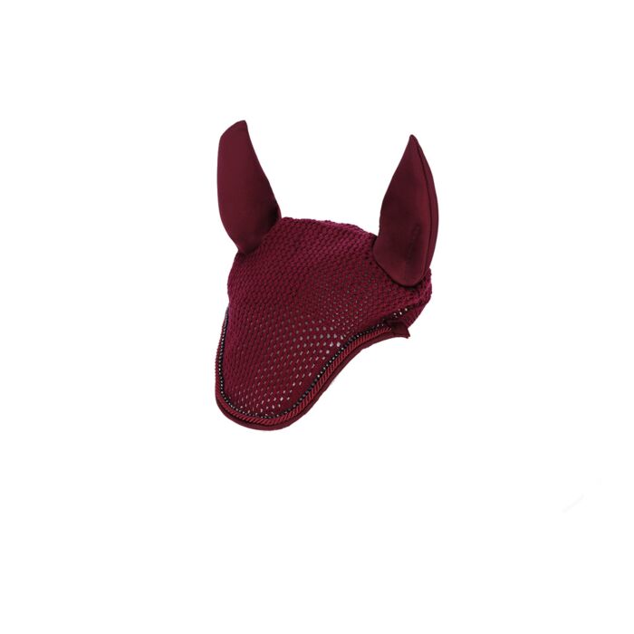 Ohrnetz Schockemöhle Crystal Brilliance Dark cherry Full Ohrnetz Schockemöhle Crystal Brilliance Dark cherry Full