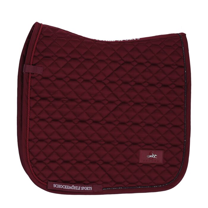 Schabracke dressur Schockemöhle Crystal Brilliance Pad Dark cherry Full