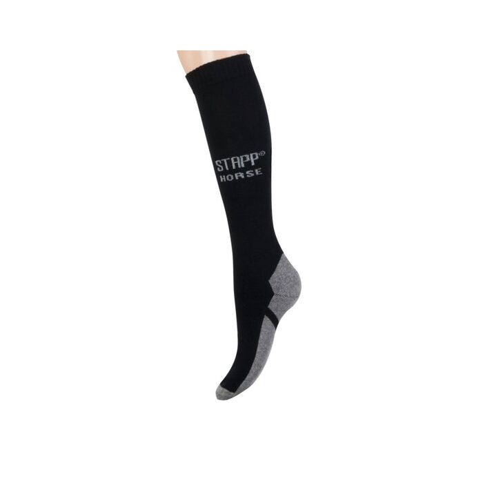 Stapp Horse Sokken Design Zwart/Zilver 39-42