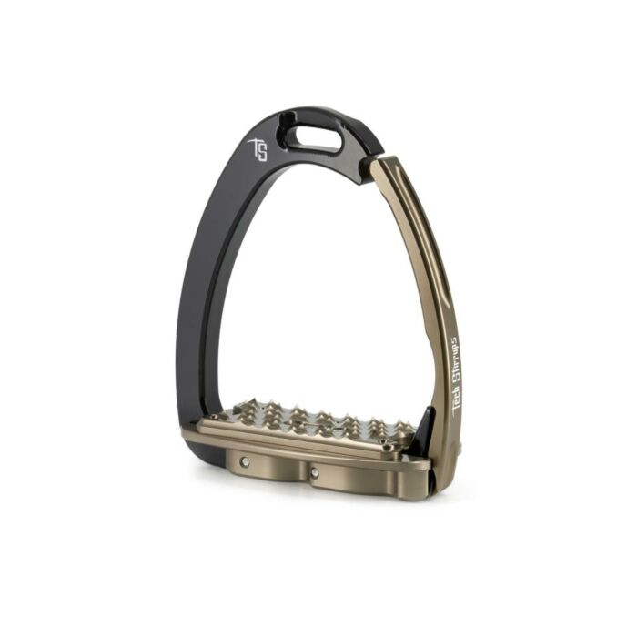 Steigbügel Tech Stirrups Venice Sloped Evo Black/Brown Steigbügel Tech Stirrups Venice Sloped Evo Black/Brown