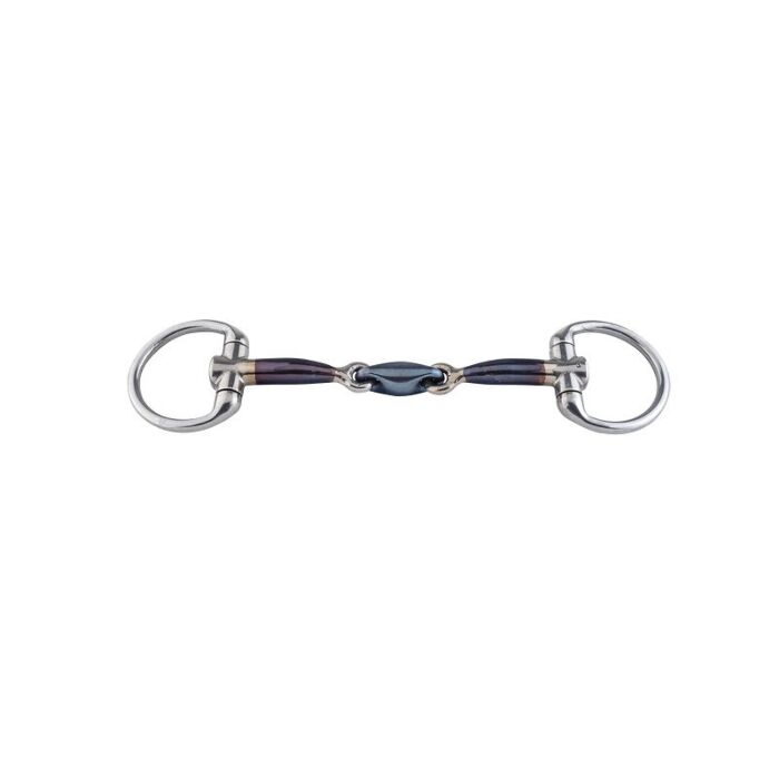 Unterlegtrense Trust Equestrian Sweet Iron Elliptisch Doppelt Gebrochen 12 mm Blau 13 cm Unterlegtrense Trust Equestrian Sweet Iron Elliptisch Doppelt Gebrochen 12 mm Blau 13 cm