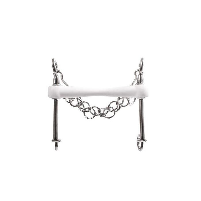 Weymouth Kandarengebiss Trust Equestrian Inno Sense Mullen Soft 20 mm Weiß 12.5 cm