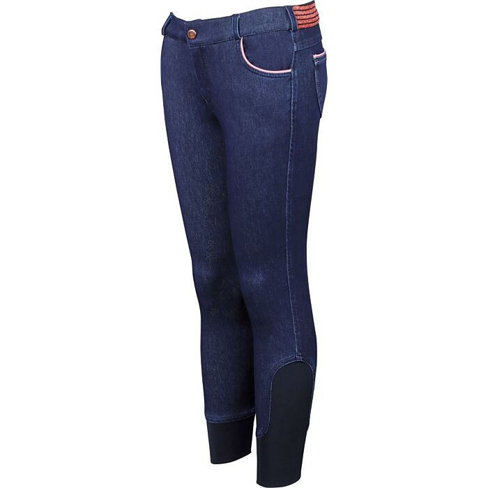 Reithose Harry's Horse Denim LouLou Montecristo fullgriff Midnight Navy 128