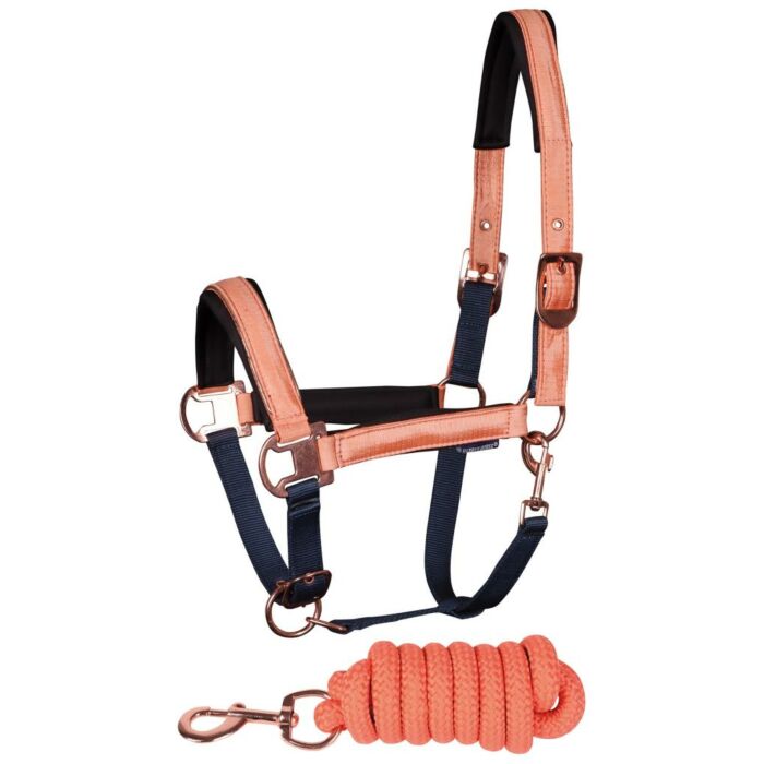 Halfterset Harry's Horse El Pinto Fushion Coral Pony