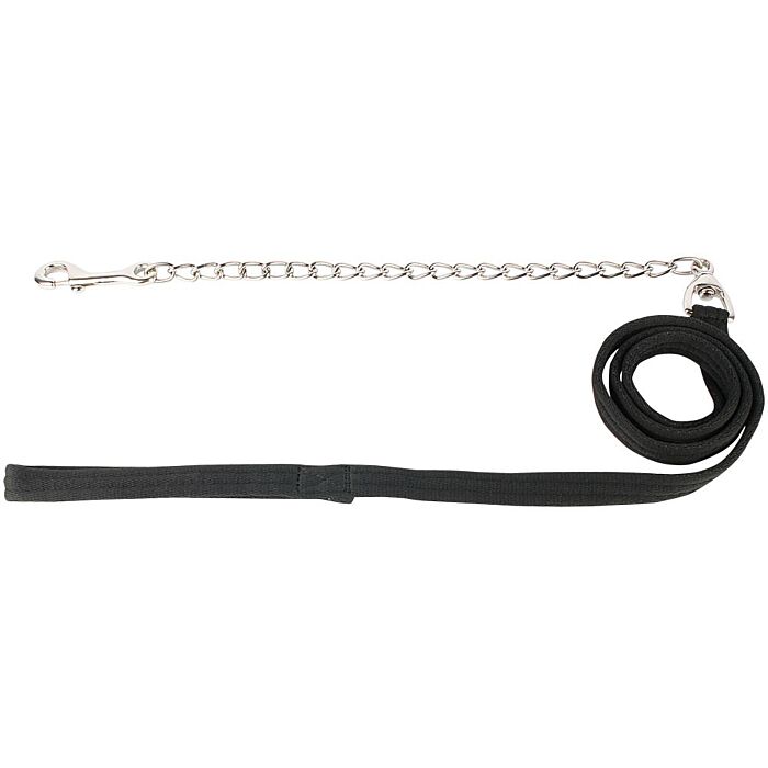 Halfterlinie mit Kette Harry's Horse schwarz Halfterlinie mit Kette Harry's Horse schwarz