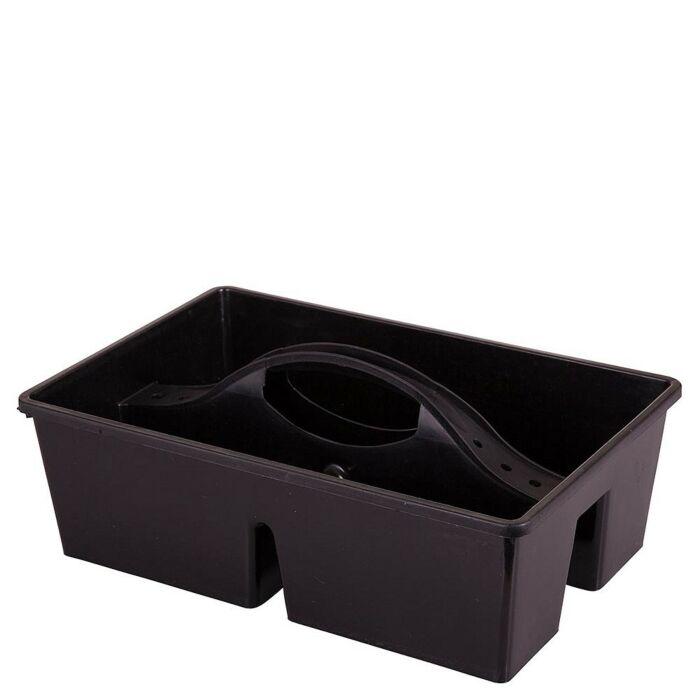 Poetsbox eenvoudig met vakindeling Schwarz Poetsbox eenvoudig met vakindeling Schwarz