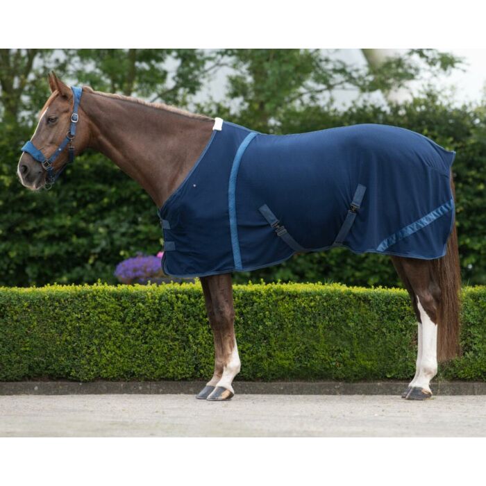 Sommerdecke QHP Summer Glow Navy 140/195 cm