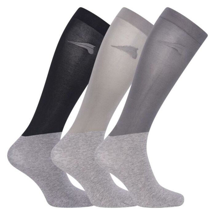 Reitsocke Euro-Star Gina Schwarz/Grau 39/42