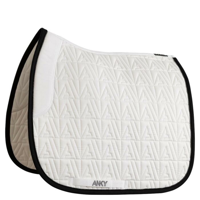 Schabracke dressur Anky Twill White/Black Full Schabracke dressur Anky Twill White/Black Full