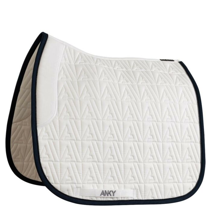 Schabracke dressur Anky Twill White/Navy Full