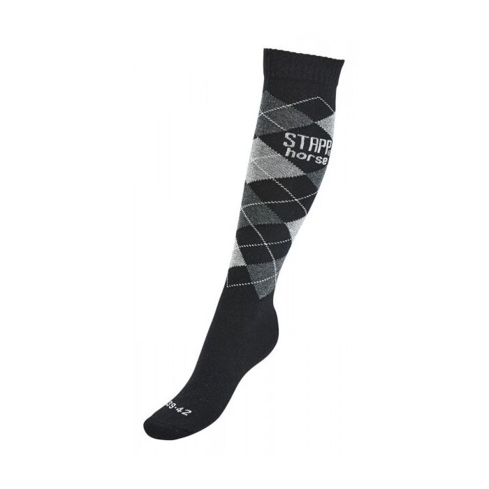 Stapp Horse Reitsocken Limited Stapp Horse Schwarz/Grau/Silber 35/38