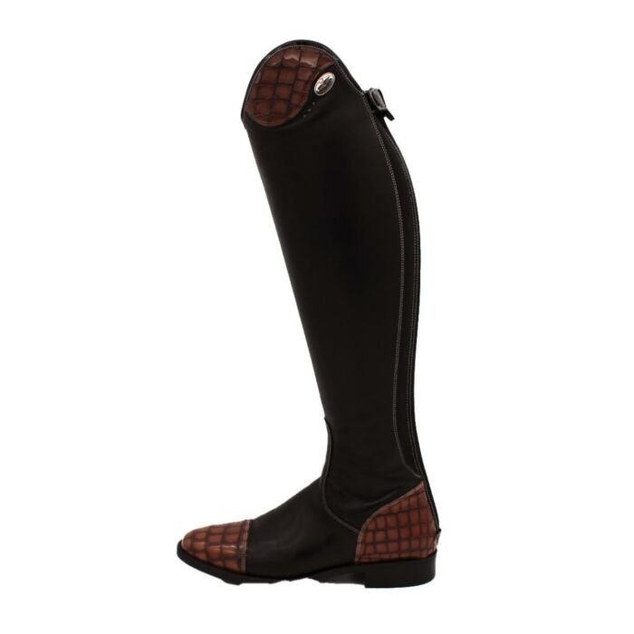 Reitstiefel DeNiro Tricolore Salentino Glattleder Schwarz 39 MA L 