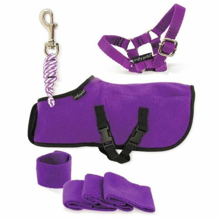 Fleecedecke set Crafty Ponies Lila Fleecedecke set Crafty Ponies Lila