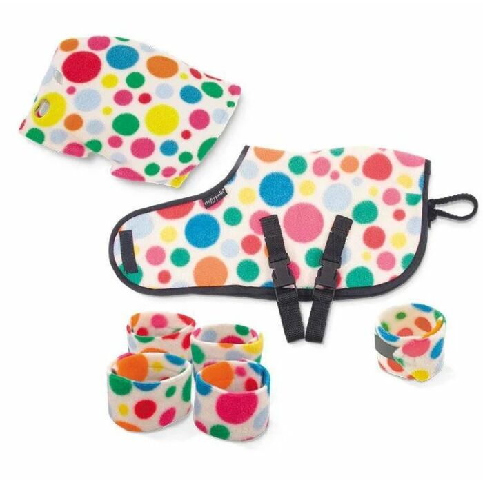 Kuscheltierdeken set Crafty Ponies Dots Kuscheltierdeken set Crafty Ponies Dots